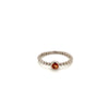 Garnet Silver Ring