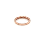 Garnet Gold Plated Silver Ring