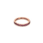 Pink Sapphire Silver Ring