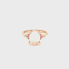Moonstone Gold Plated Silver Ring