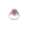 Amethyst Gold Plated Silver Ring