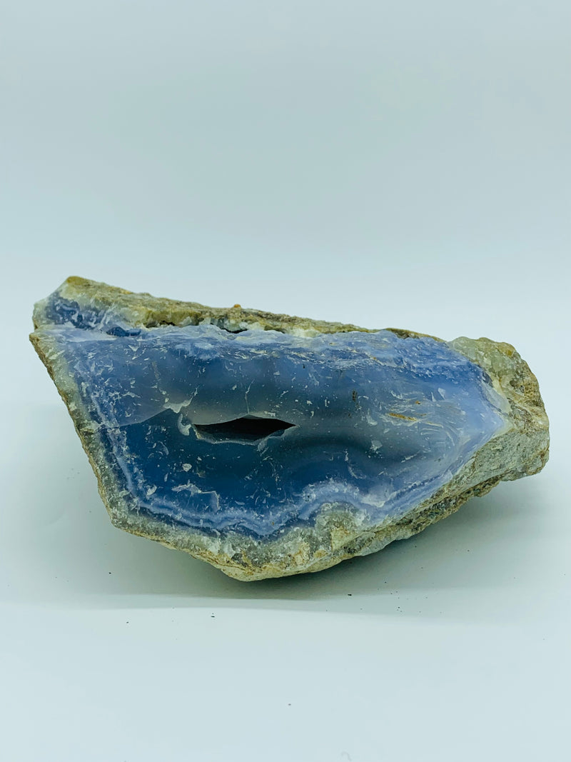 Blue Chalcedony Crystal