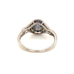Blue Sapphire Silver Ring
