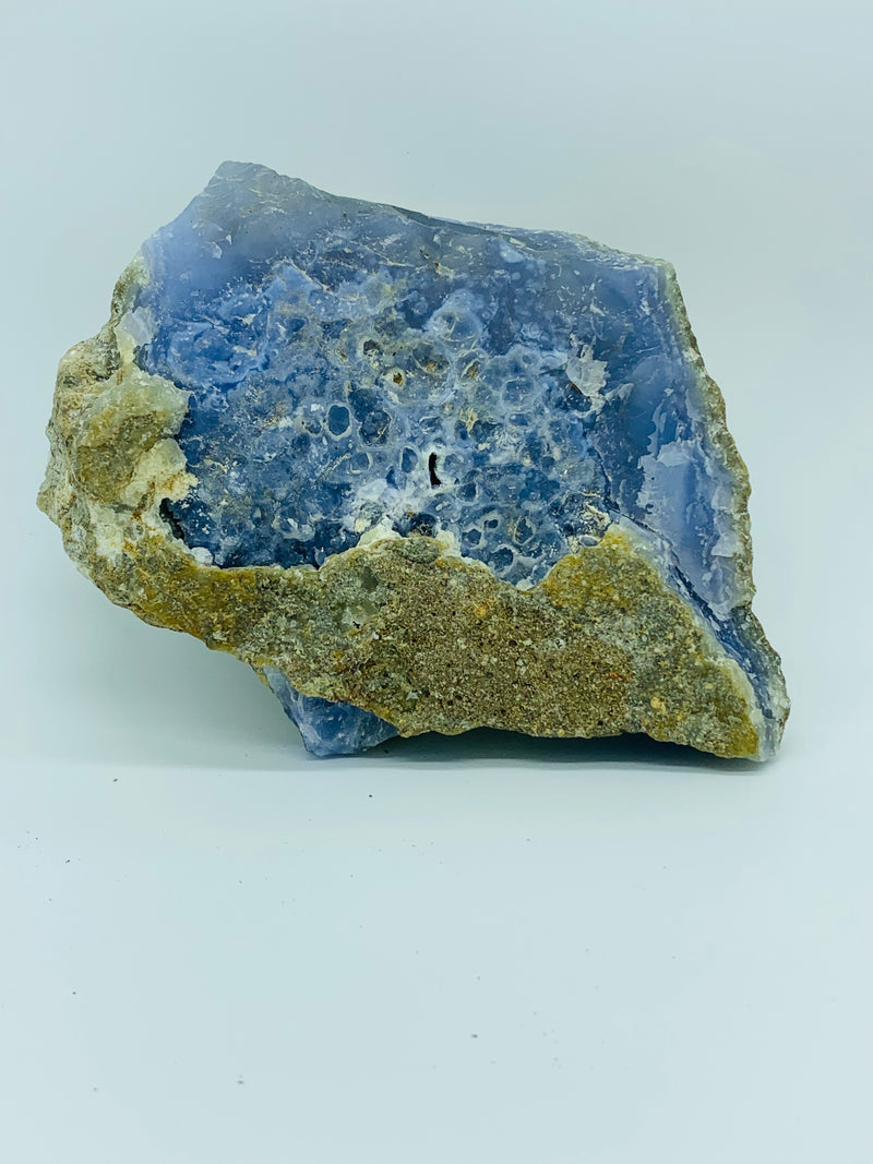 Blue Chalcedony Crystal